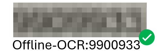 Die Professionelle Offline Foto-Texterkennung - optimiert für Zahlen auf Fotos - findet Ihre Lieferschein-Nummern auf den Fotos - auch bei schwierigsten Bedingungen.